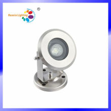 Projecteur sous-marin à LED en acier inoxydable IP68 1W / 3W